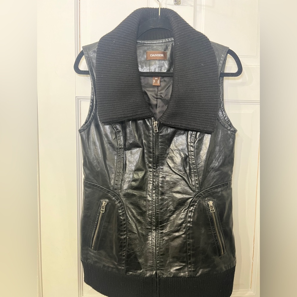 Vintage Danier leather vest